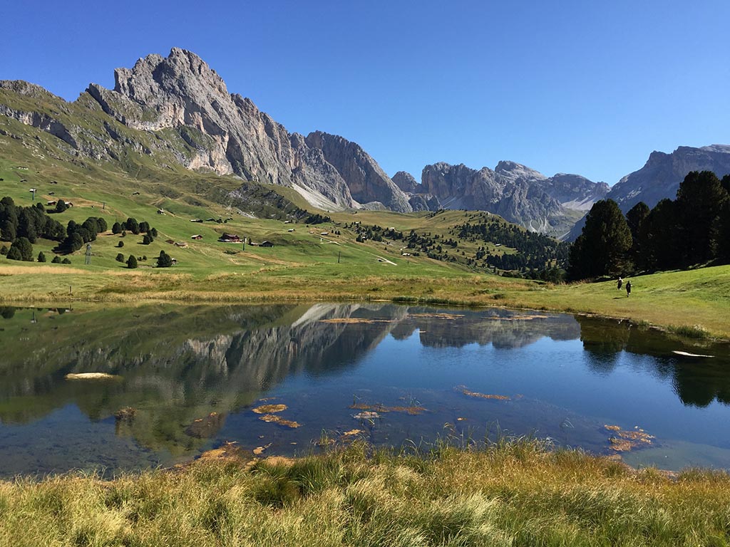 Lech Sant op de Seceda in de herfst