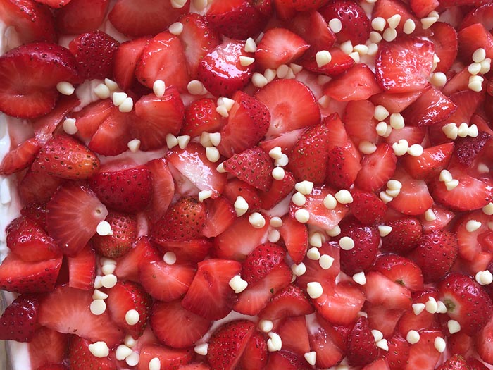 Strawberry cake