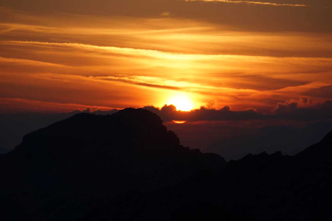 Sunrise on the Pizes de Cir, Dolomites, Italy