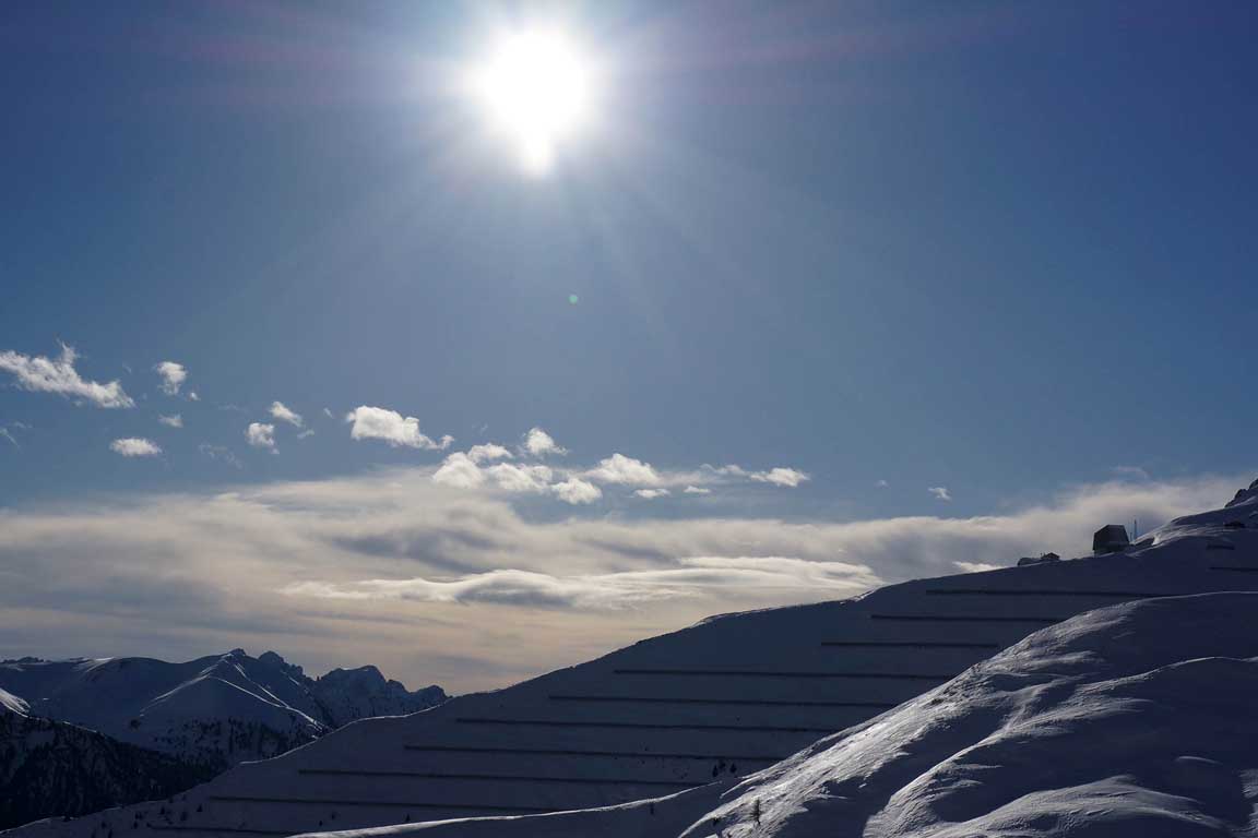 Col Rodella im Winter - Dolomiti Superski