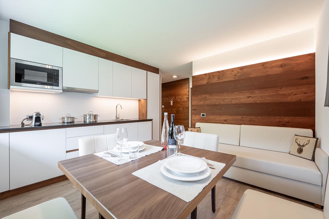 Appartamento a Selva Val Gardena - Soggiorno/Cucina Garden Suite Royal