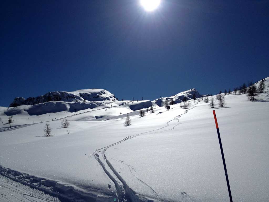 Skiarea near Falzarego