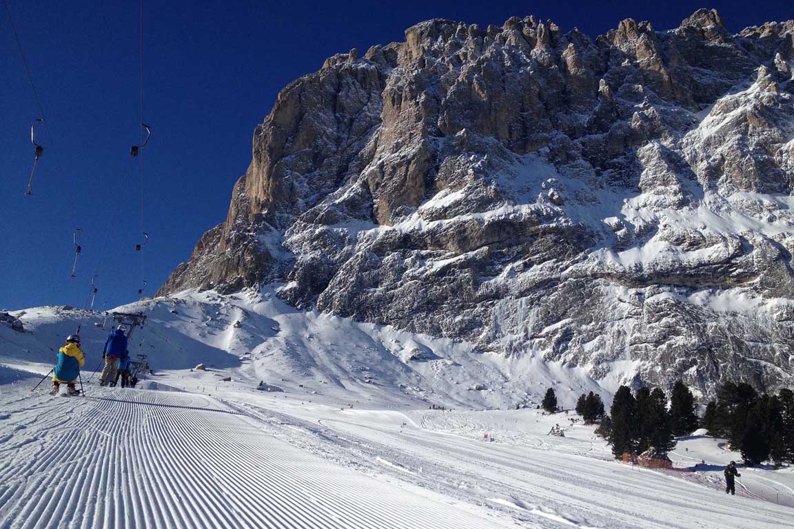 Gran Paradiso ski slope Selva Gardena/Wolkenstein