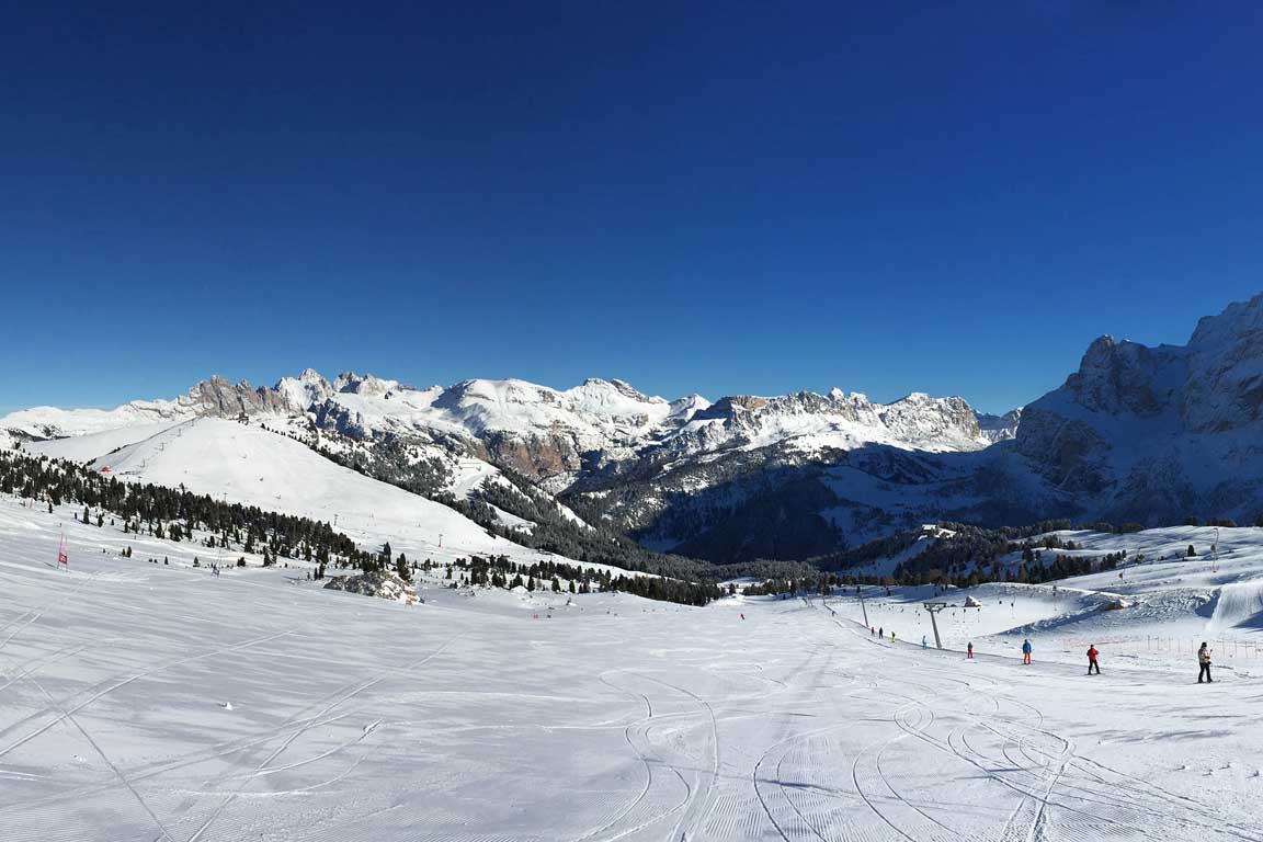 Wintersport - Gran Paradiso Skipiste mit früherem Skilift