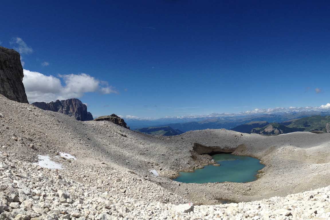 Wandertipp: Wanderung Lech dl Dragon in der Sella Gruppe Dolomiten