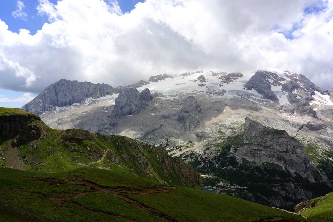 Marmolada in Sommer