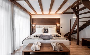 Zimmer im Garni Hotel Arya Alpine Lodge