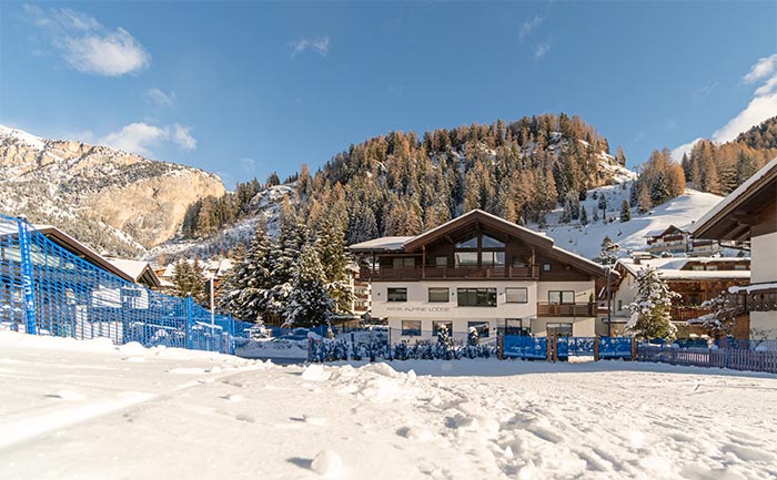 Garni Hotel aan de ski piste