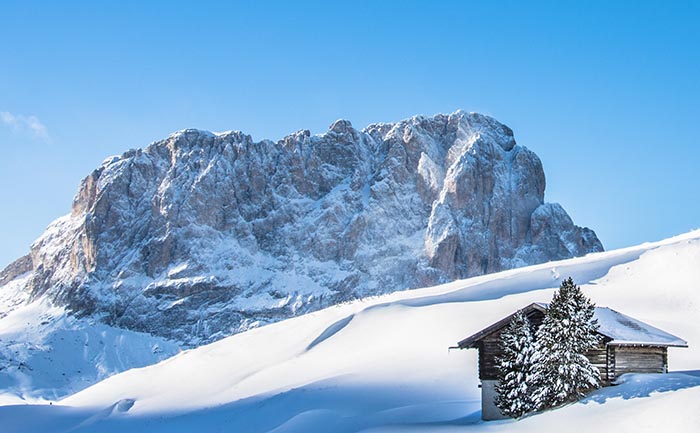 Skigebiet Wolkenstein in Gröden, Italien